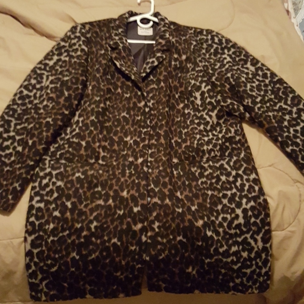 Old Navy Leopard Print Coat